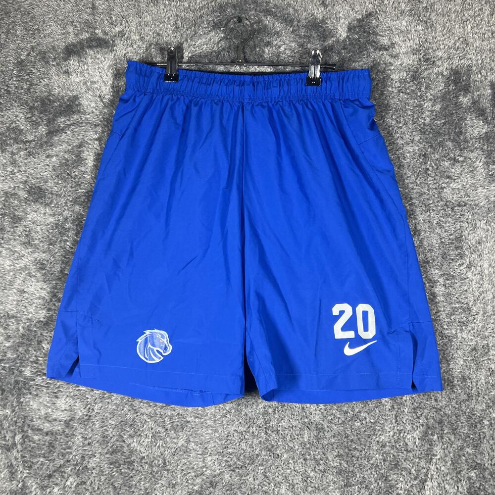 Nike Shorts Mens M Blue Basketball Dri-FIT Elastic Waist Number 20 DJ8693-493